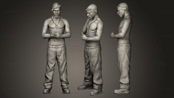 3D model Tupac Shakur (STL)